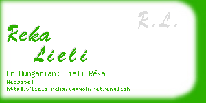 reka lieli business card
