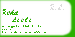 reka lieli business card